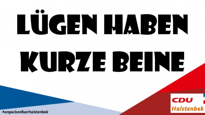 Lügen haben kurze Beine
