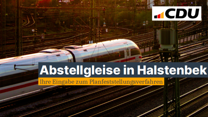 Deutsche Bahn Abstellgleise in Halstenbek Planfeststellungsverfahren