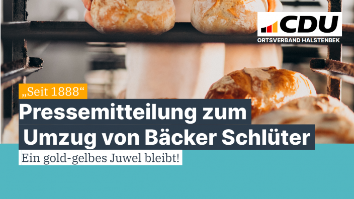 Pressemitteilung Bäcker Schlüter